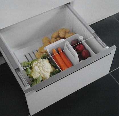 Sistema de ordenamiento Pantry Box para verduras